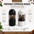 ROCKWOOD HS-8208 Portable Espresso Maker Manual Leverpresso Alat Kopi Espresso Mini Portable