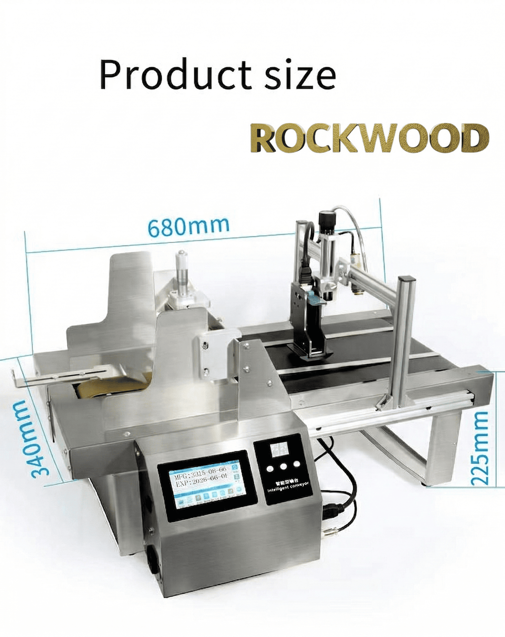 Mesin Feeder Conveyor High Speed Full Automatic Rockwood