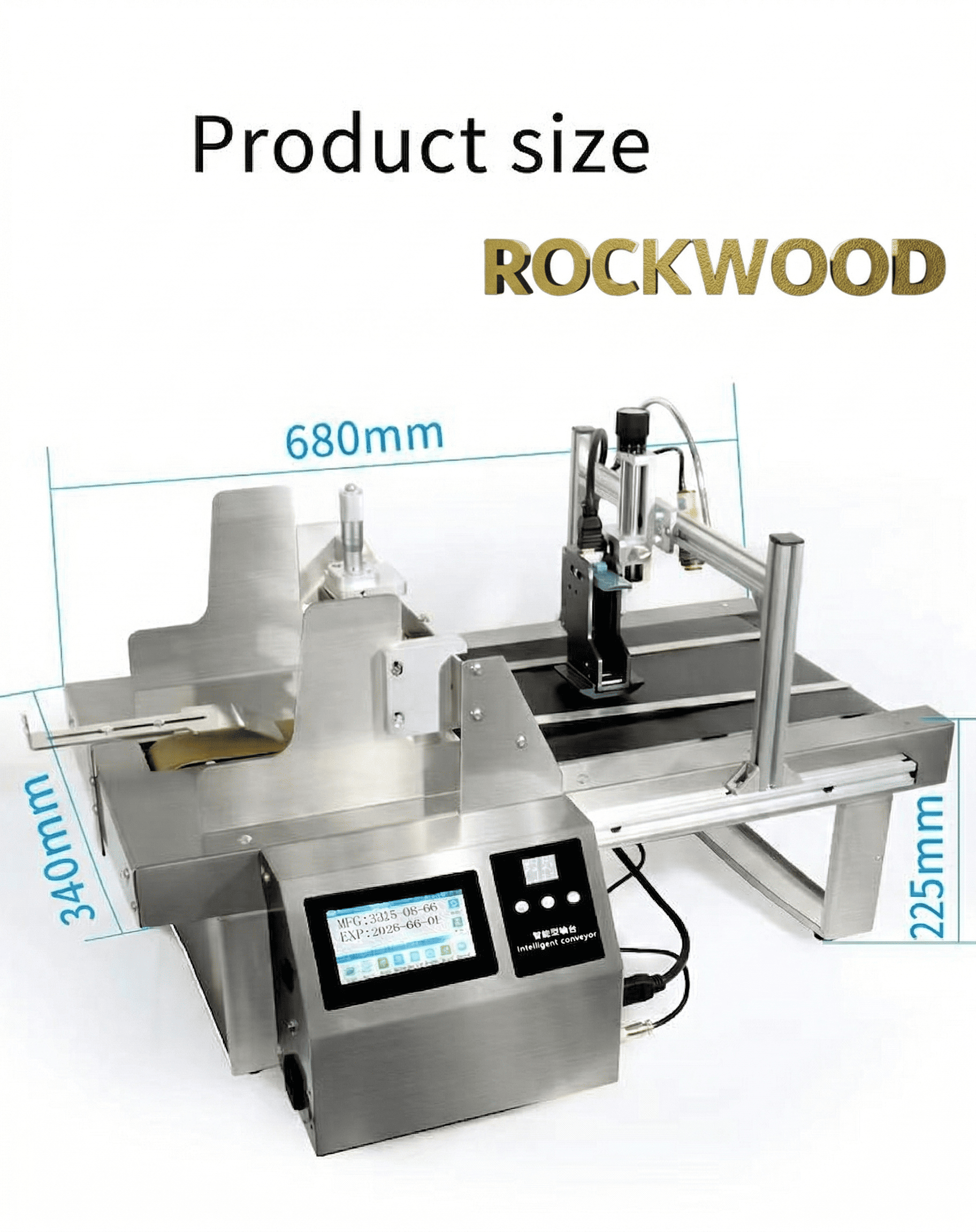 Mesin Feeder Conveyor High Speed Full Automatic Rockwood