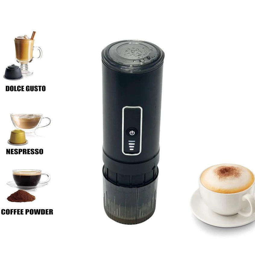 Portable Electric Espresso Machine with 3-4 Min Self-Heating