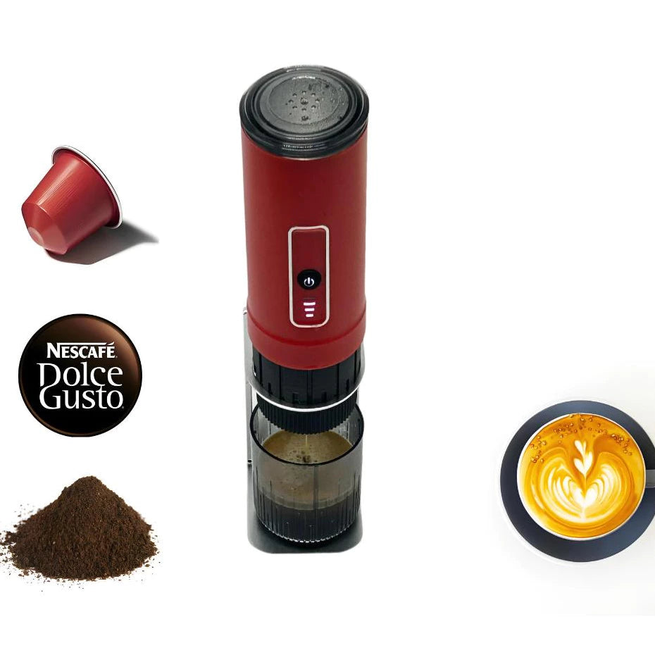 Portable Electric Espresso Machine with 3-4 Min Self-Heating