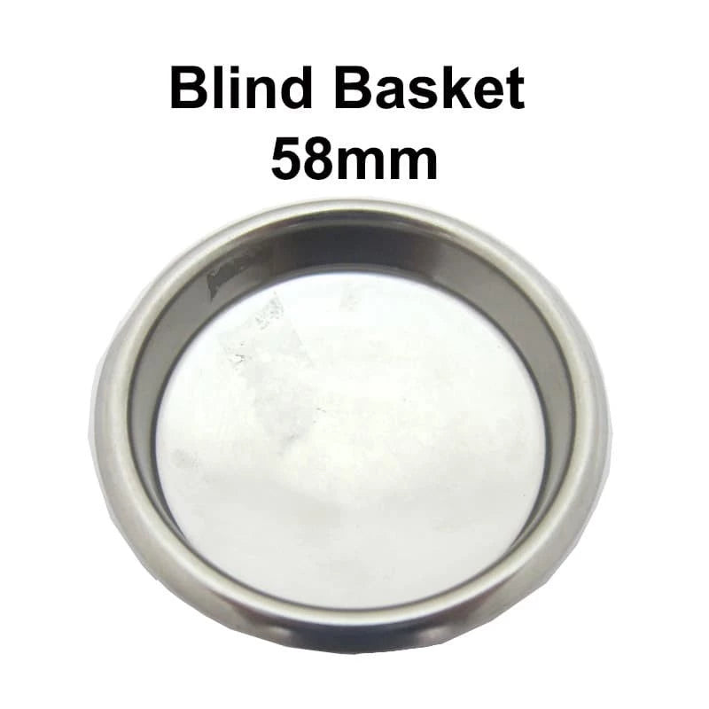 Blind Basket Filter For Espresso Machine Porta 58mm