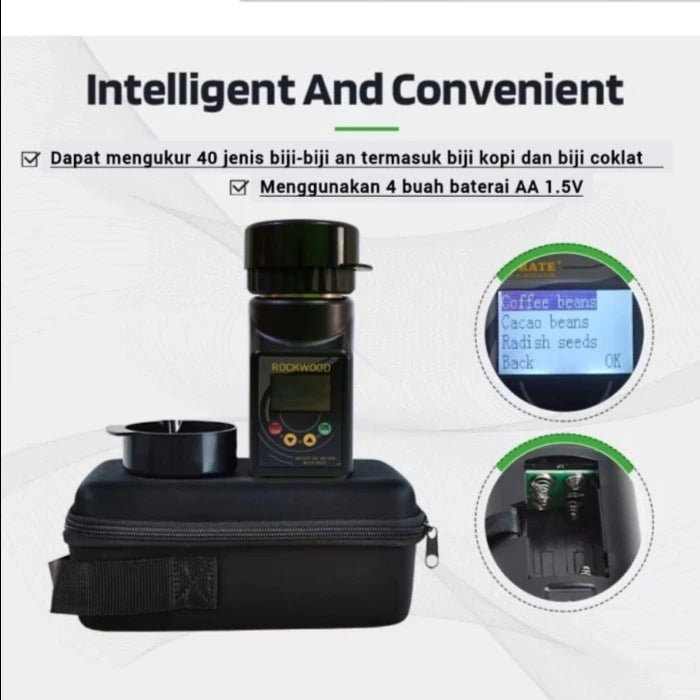 Grain Moisture Meter for Coffee and Beans