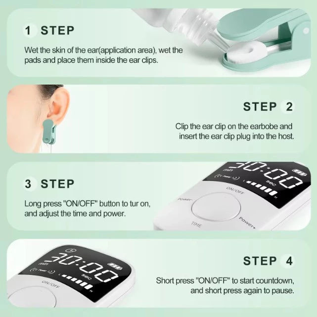 Portable CES Microcurrent Stimulation Insomnia Therapy/ Alat terapi untuk Insomnia