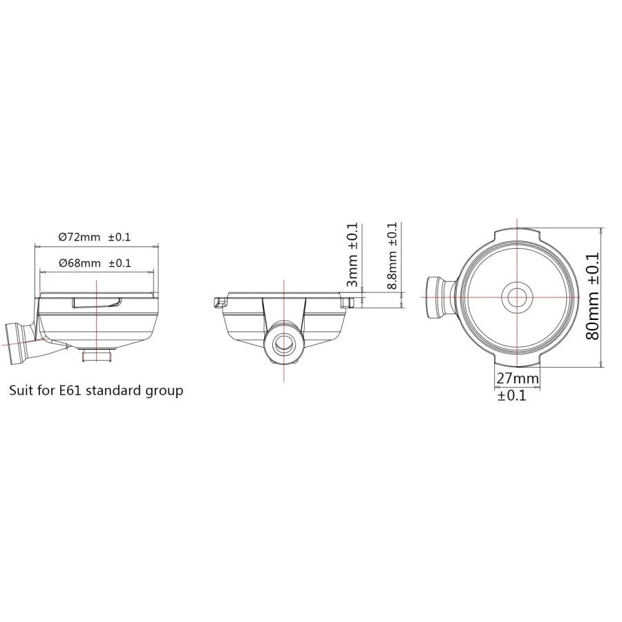 Naked Bottomless Portafilter untuk berbagai mesin terutama wingkin