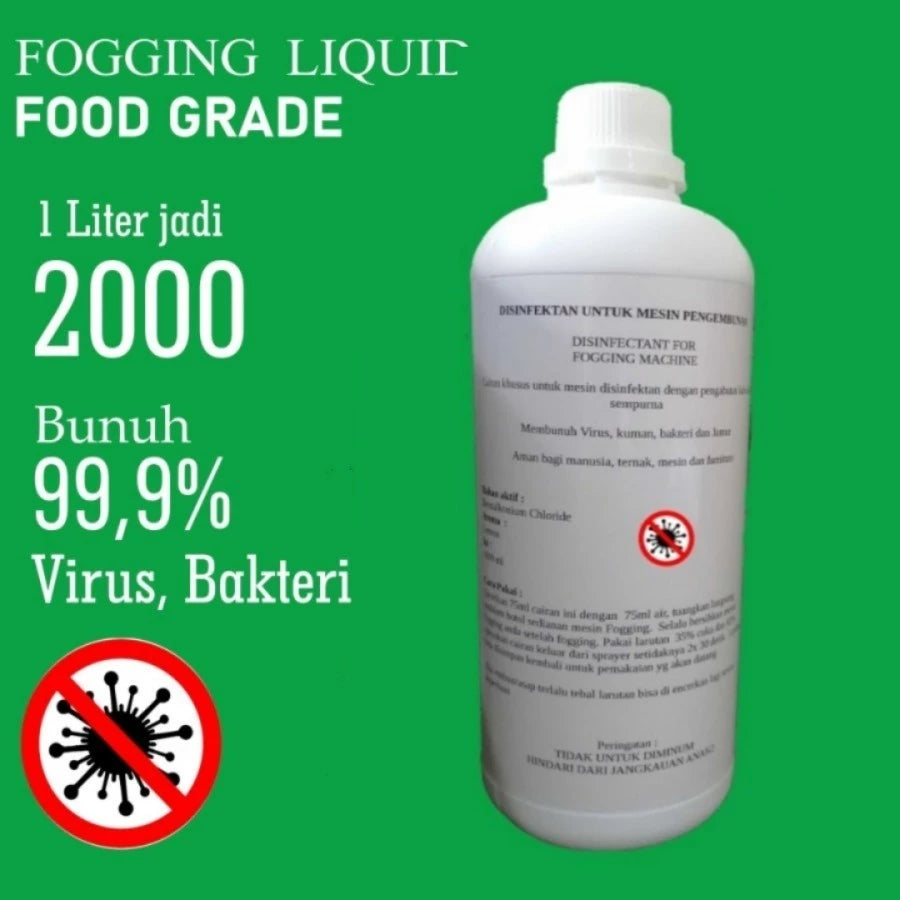 Cairan Fogging Disinfektan Asap Tebal Bunuh virus
