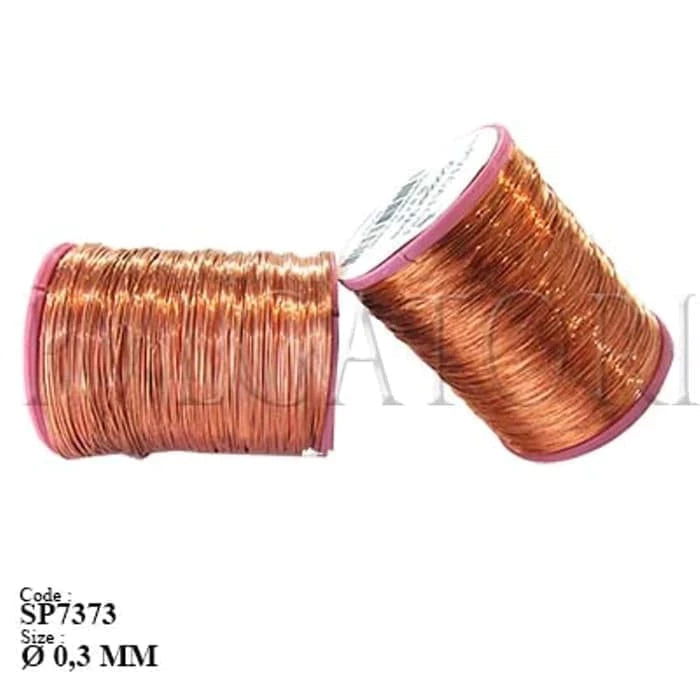 Kawat Non Enamel Bare Copper Wire Per Spool 500 Gram