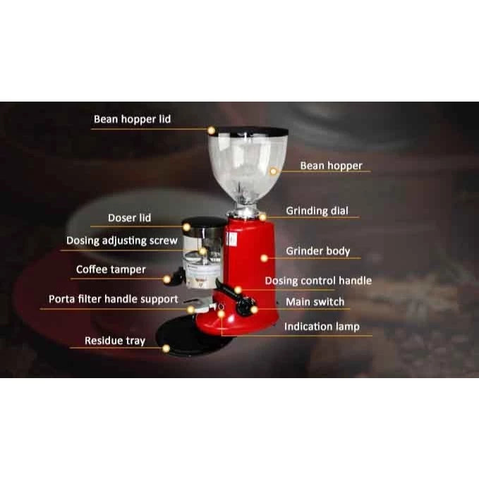 Profesional Coffee Grinder JX 600 Pengiling kopi barista espresso