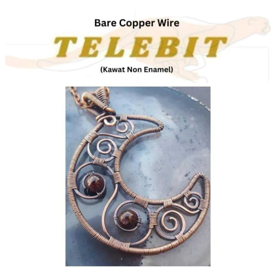Bare Copper Wire Per Spool 200Gram Kawat Non Enamel Telebit