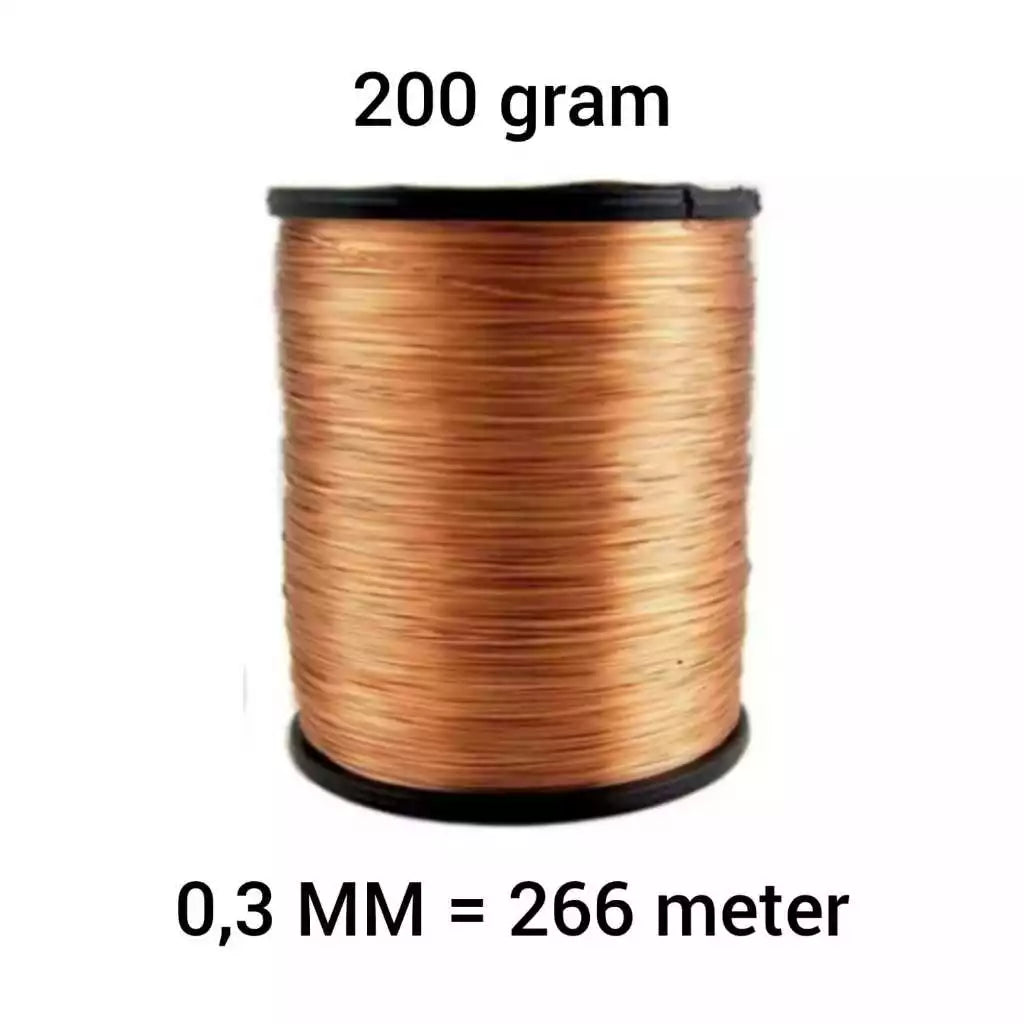 Kawat Enamel Rose Gold Color per spool 200Gram Telebit