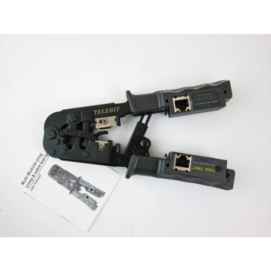 Crimping Tools RJ45 untuk Cat 5e dan Cat 6 With Cable Tester