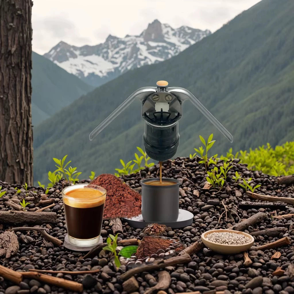 Portable Manual Espresso Coffee Maker Hand Press