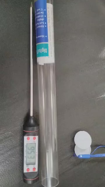 Coffee Thermometer and food