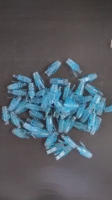 Boot Plug RJ45 Konektor RJ45 Cat 5 Plugboot Transparan