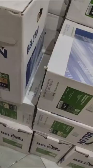 Kabel Belden CABLE CAT 5E STP/FTP 10/100 Mbps 50105F WARNA HITAM